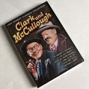 Clark & McCullough: Lost Comedy Classics DVD-Druggists Dilema-Love & Hisses-NEW